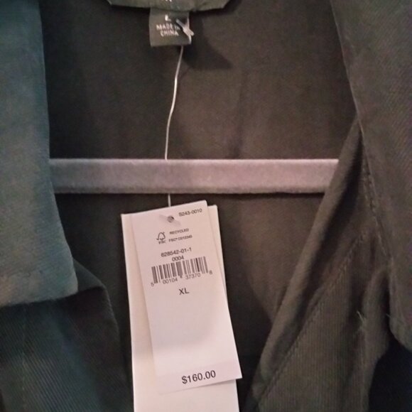 Black Tencel jumpsuit. Size Large. - Picture 2 of 4